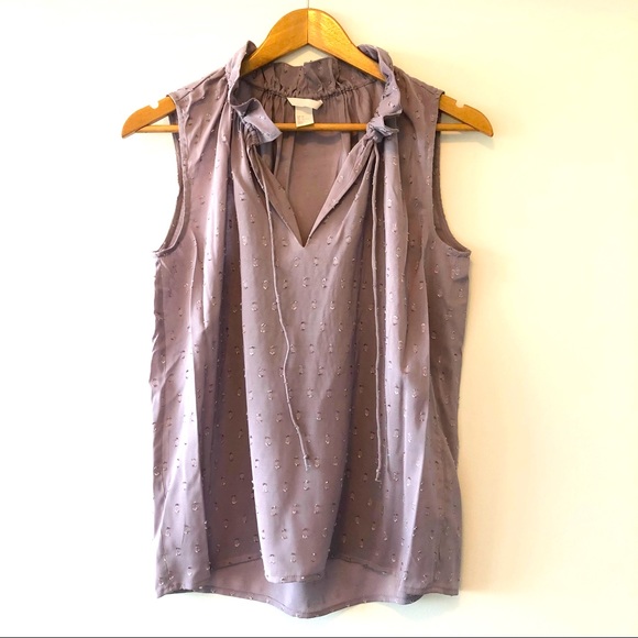 Lilac silky sleeveless top - Picture 2 of 7